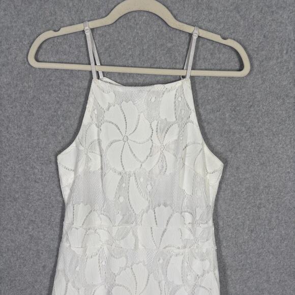 Meaneor Dress Small Lace Sheer Back Romantic Bachelorette Party Resort Cruise - Picture 2 of 12